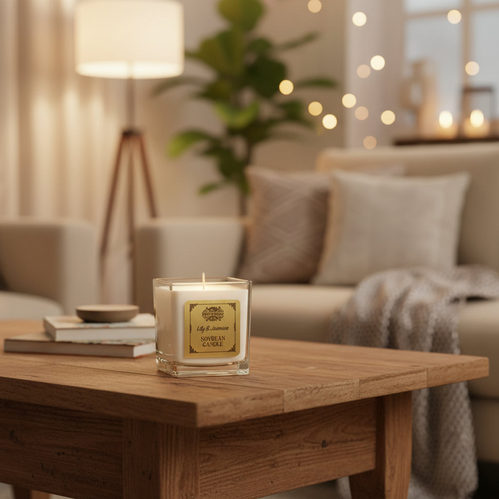 Soft Love Soybean Candle - Lily & Jasmine
