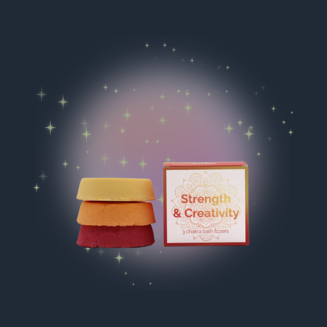 Chakra Bath Fizz - Small box - Strength & Creativity