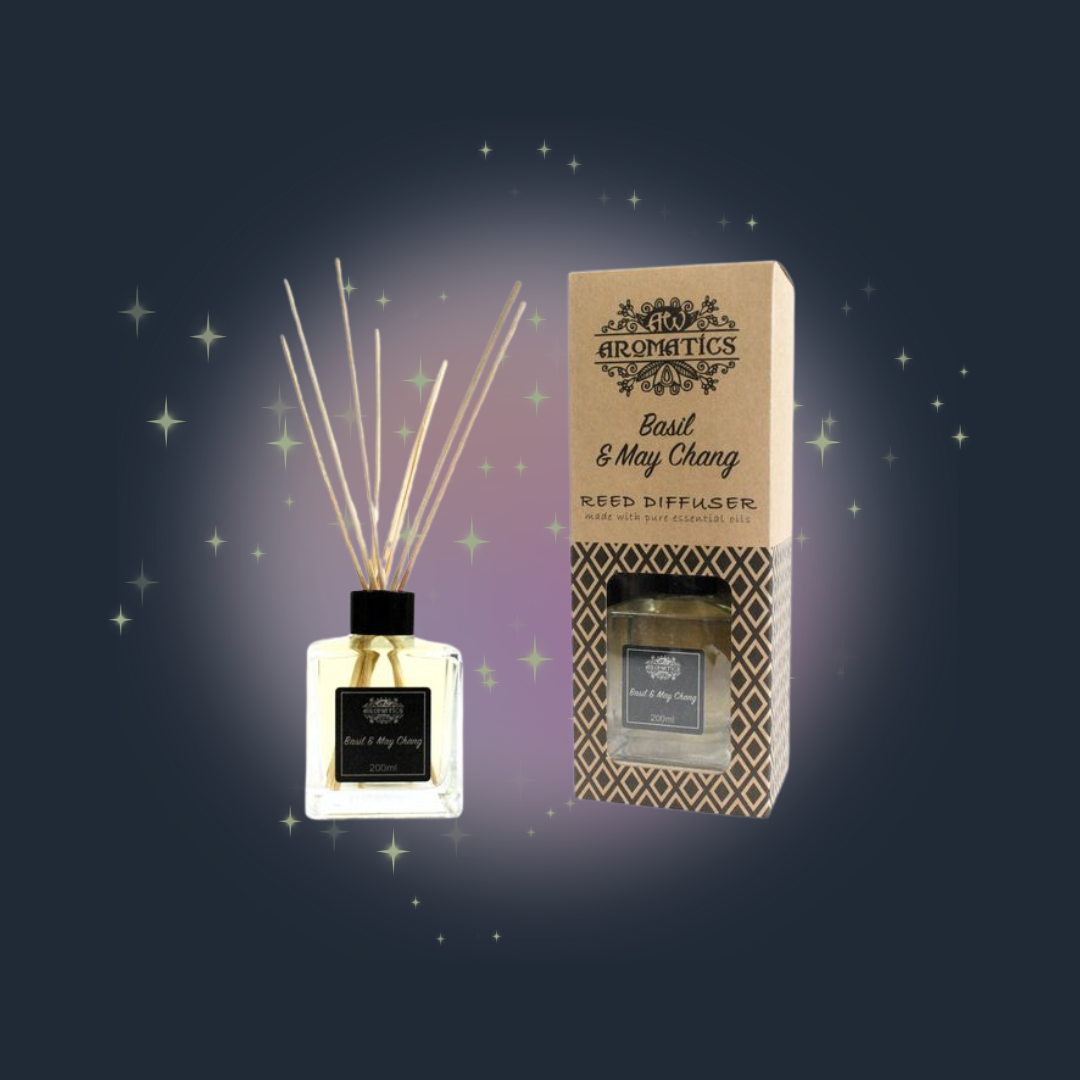 200ml Basil & Maychang Essential Oil Reed Diffuser