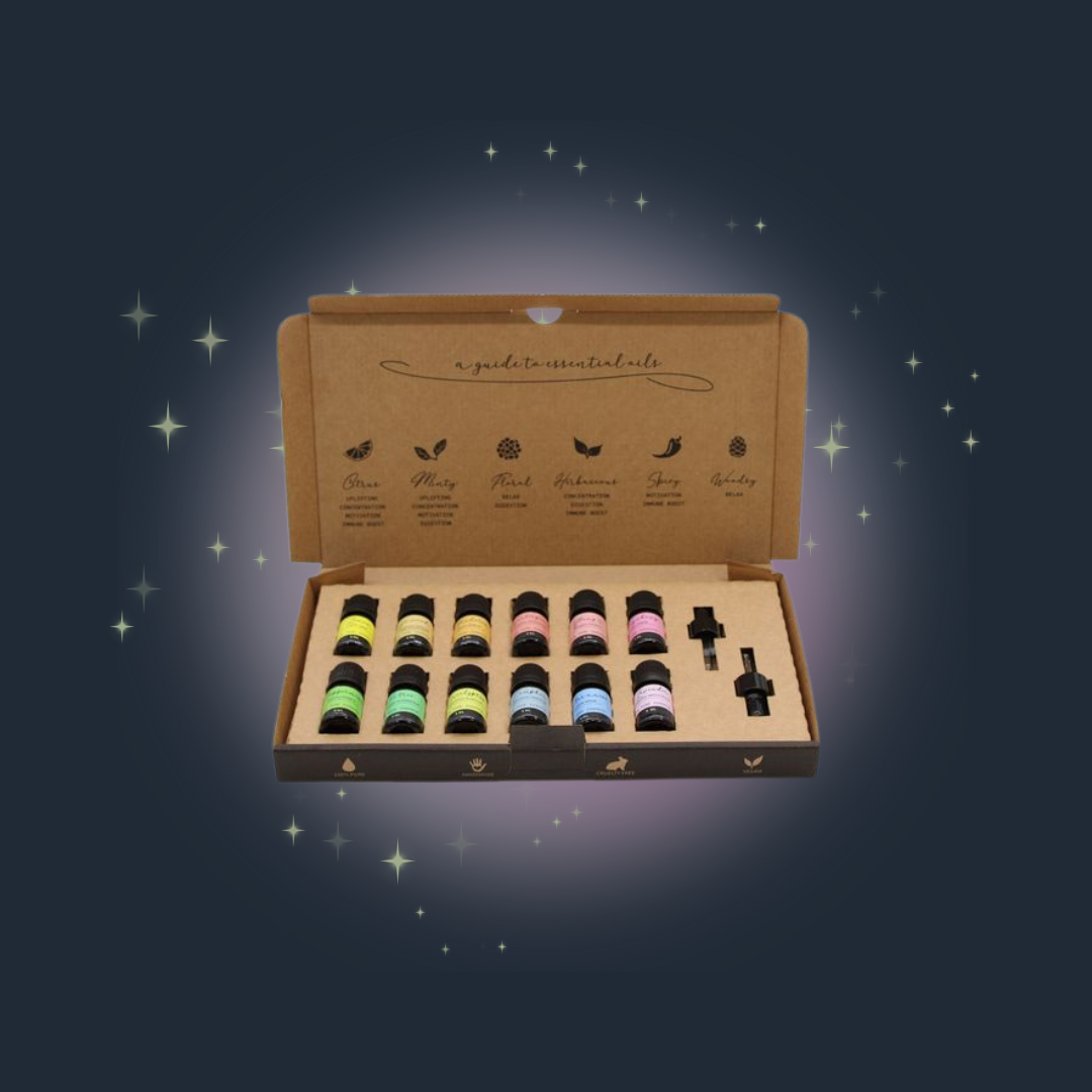 Aromatherapy Essential Oil Set - Starter Pack