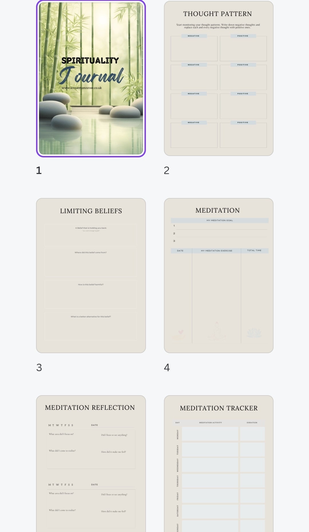 Spirituality Journal - Digital Copy