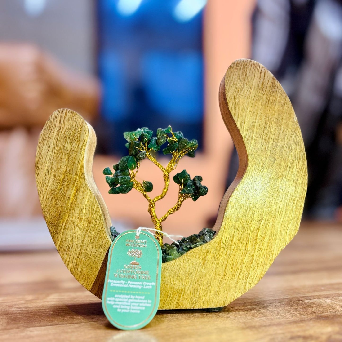 Green Aventurine Prosperity Gemstone Tree Garden