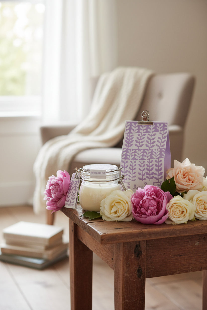 Gentle Moments Candle - Pressed Peonies