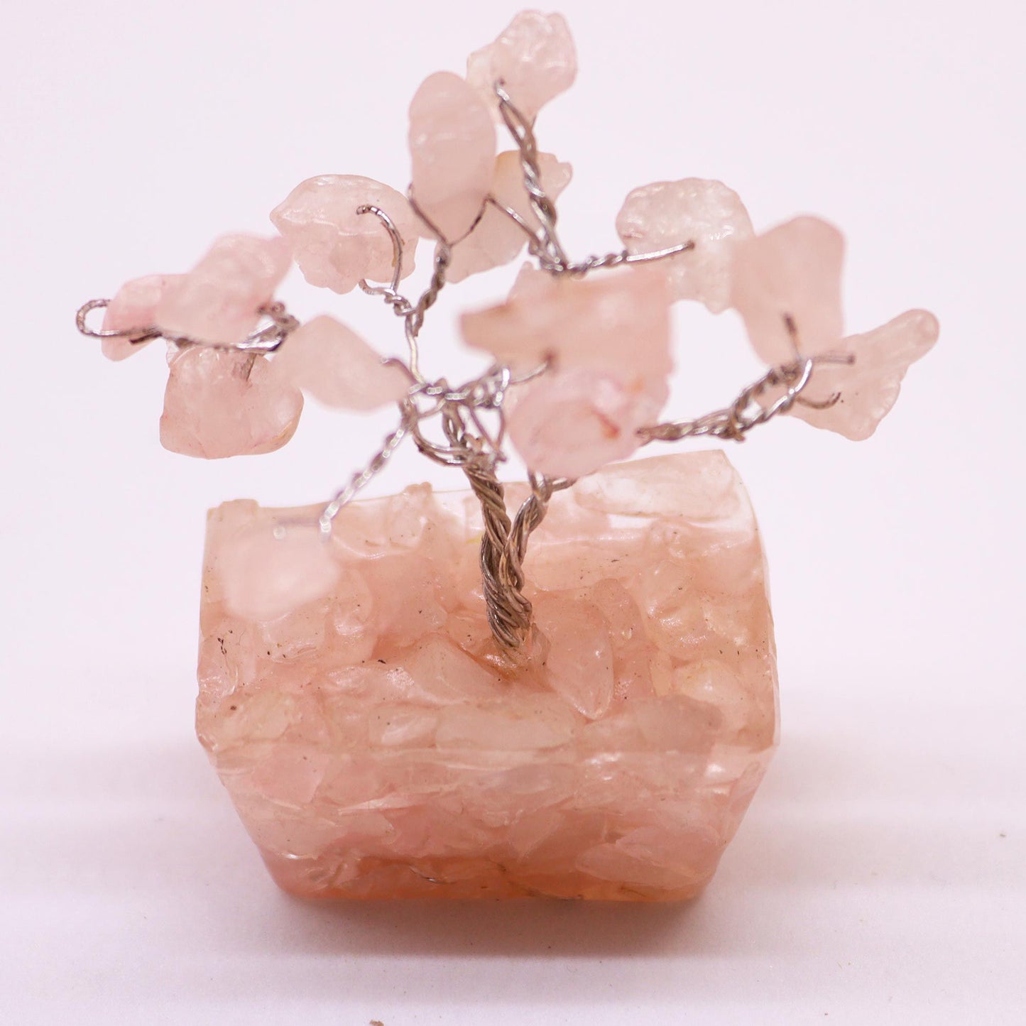 Rose Quartz Love Gemstone Tree