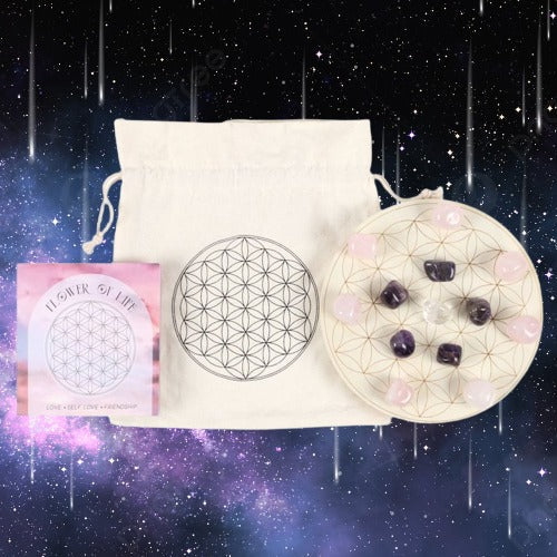 Flower of Life Crystal Grid