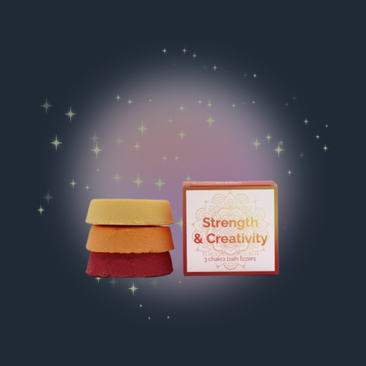 Chakra Bath Fizz - Small box - Strength & Creativity