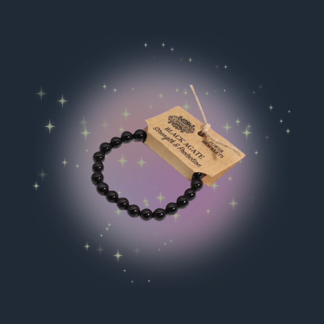 Power Bracelet - Black Agate