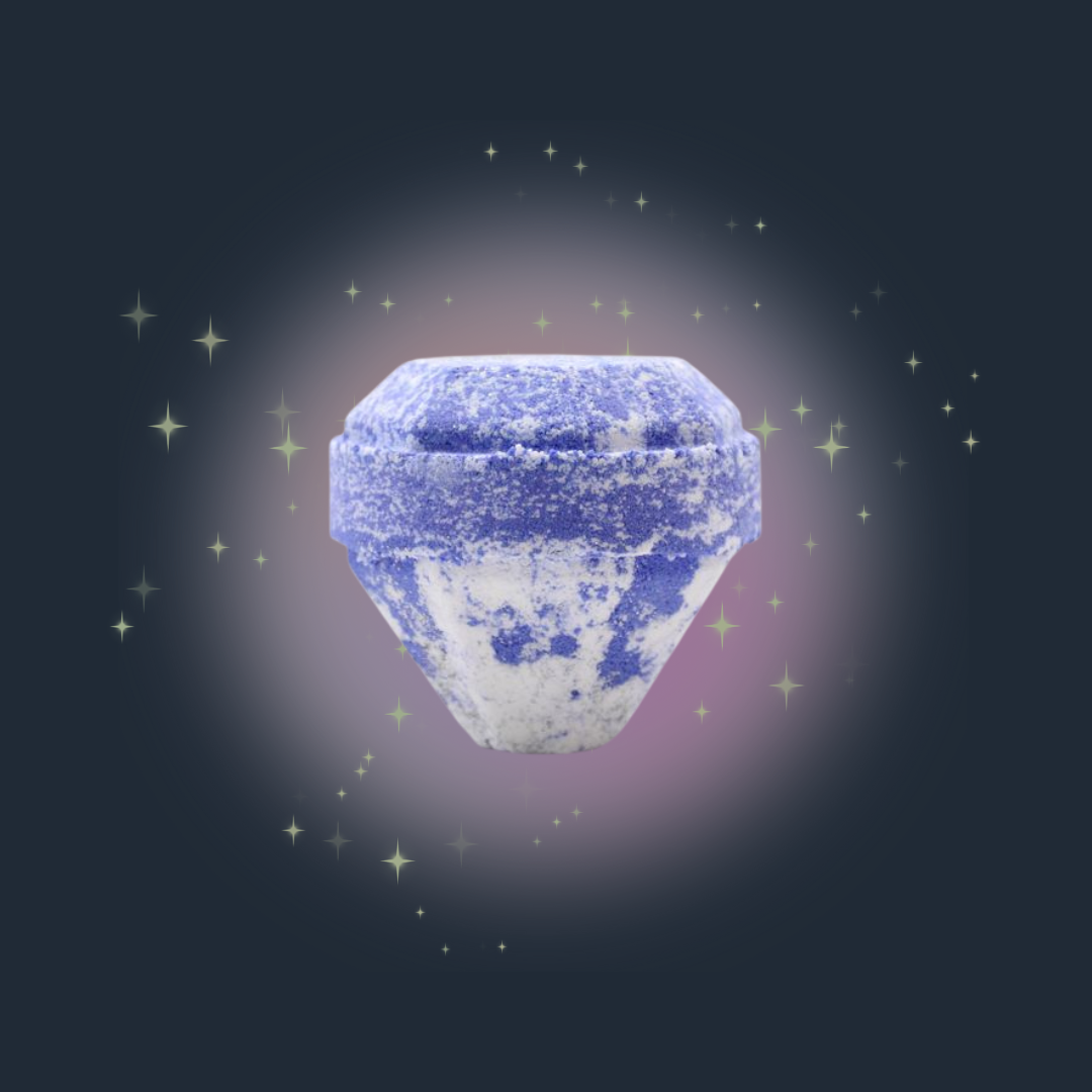 Gemstone Bath Bomb - Raspberry & Pomegranate