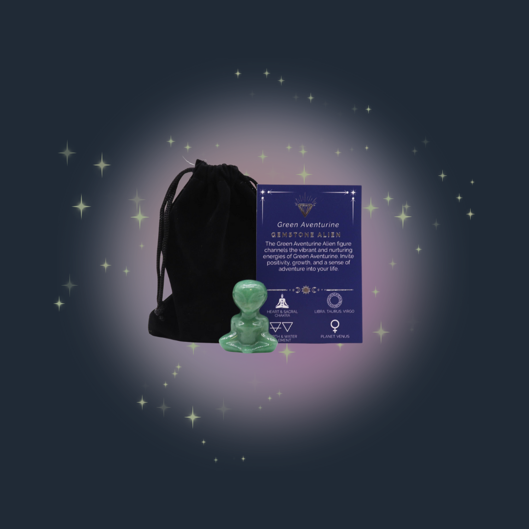 Gemstone Alien - Green Aventurine