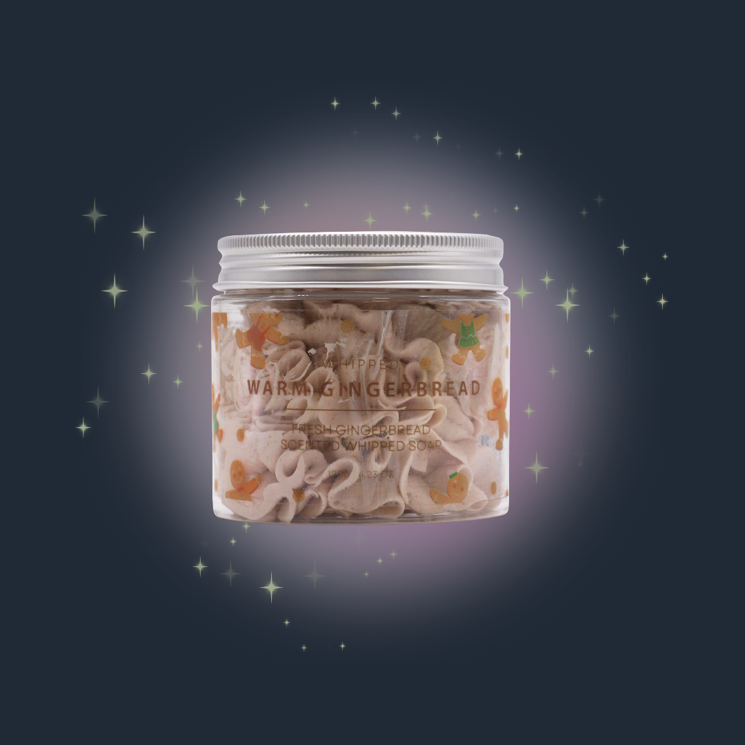Warm Gingerbread Whipped Soap 120g