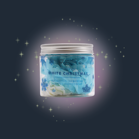 White Christmas Whipped Soap 120g