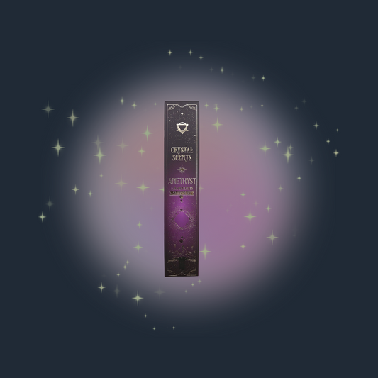 Amethyst Crystal Scents Smudge Incense - Lavender