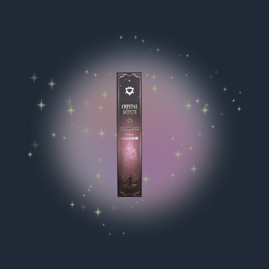 Rose Quartz Crystal Scents Smudge Incense - Rose