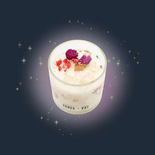 Agnes + Cat Botanical Soy Wax Candle - Roses of Sawrey