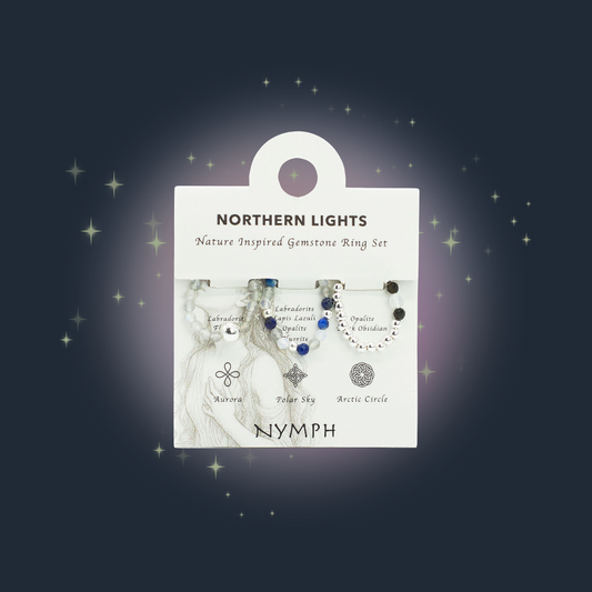 Find Your Light Ring Set - Northern Lights
