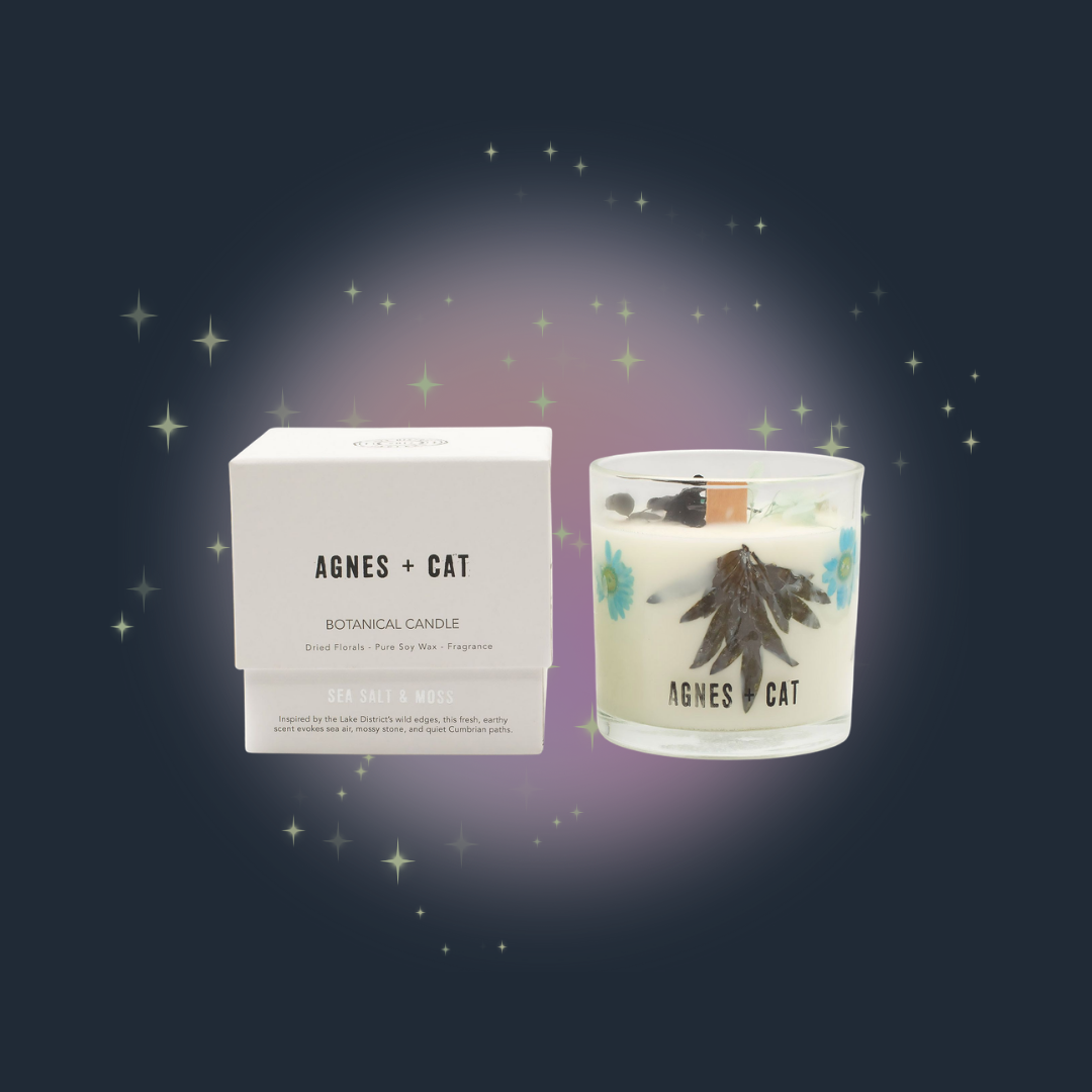 Clear Mind Candle Botanical soy wax candle – Seasalt & Moss