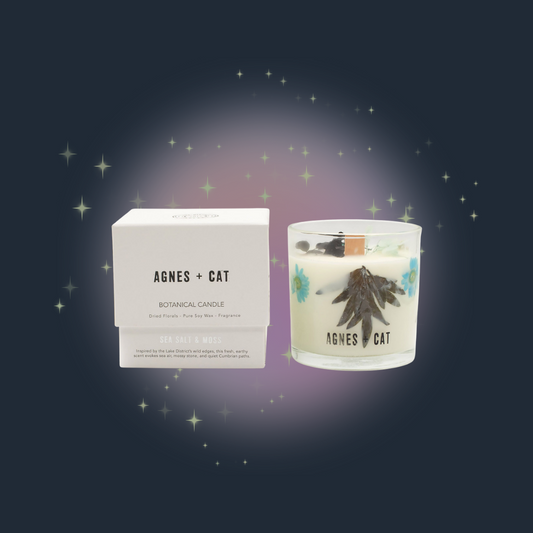 Clear Mind Candle Botanical soy wax candle – Seasalt & Moss