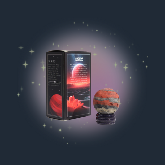 Red Jasper Mars Planet – Strength & Grounding Sphere