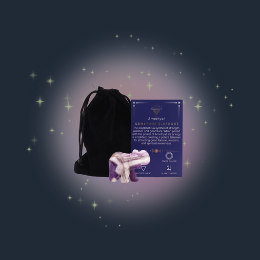 Calm Mind Elephant Amethyst