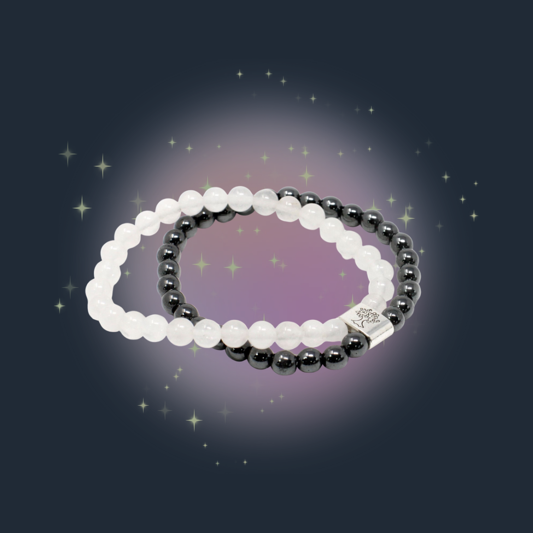 Clear Quartz Clarity & Energy Magnetic Gemstone Bracelet