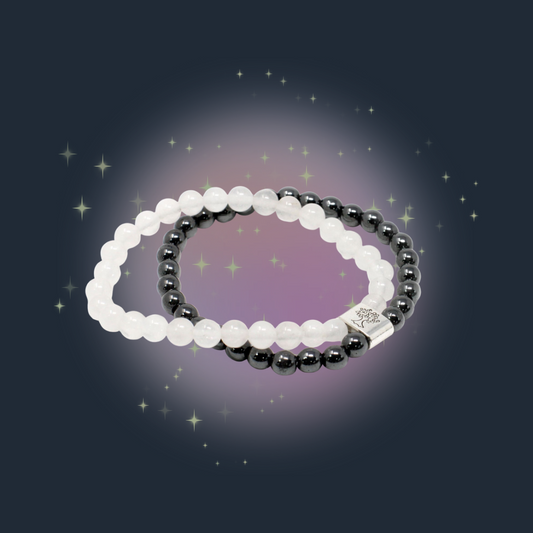 Clear Quartz Clarity & Energy Magnetic Gemstone Bracelet
