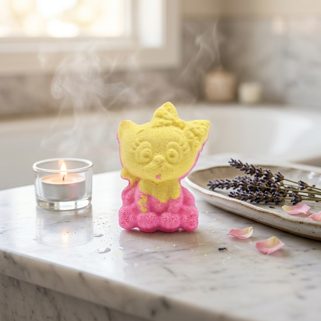 Mini Moonstones Banana Kitty Bath Bomb