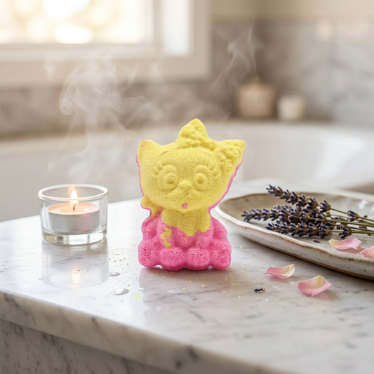 Mini Moonstones Banana Kitty Bath Bomb