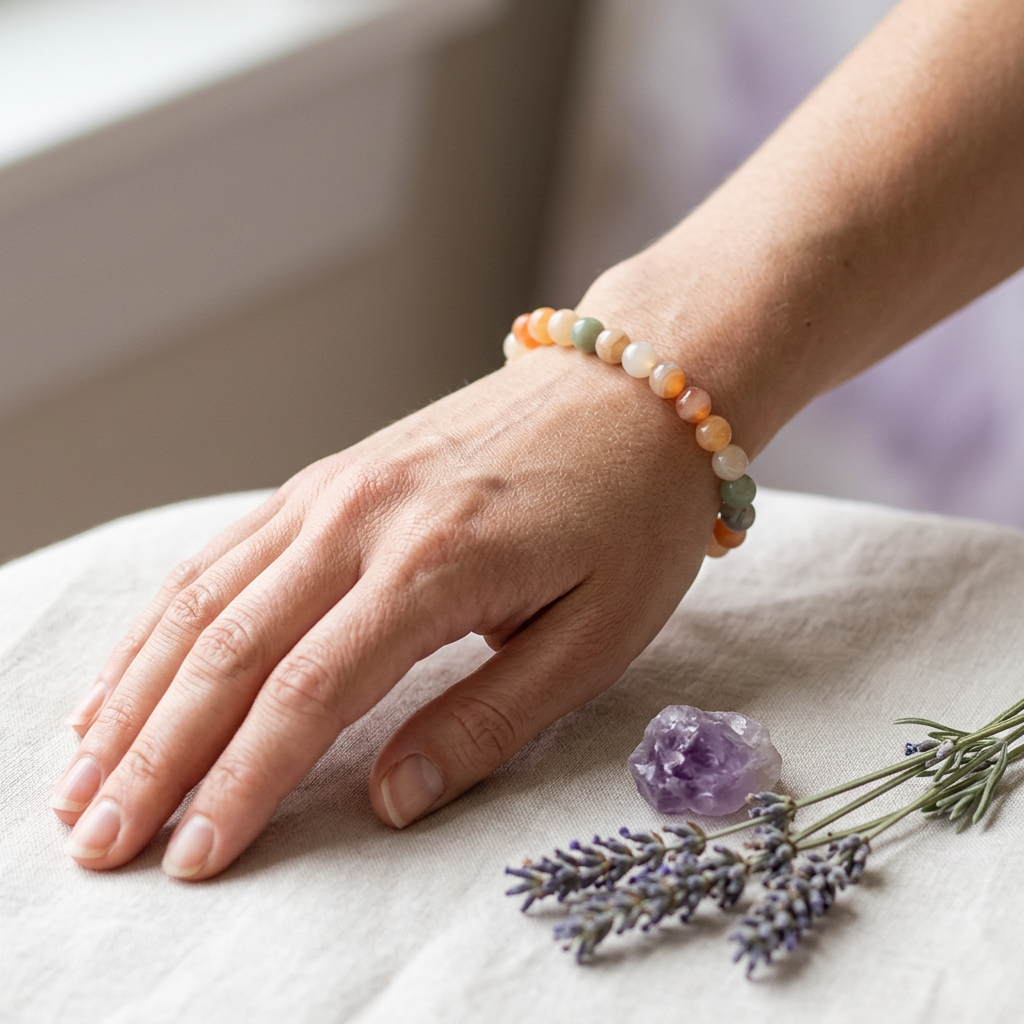 Rainbow Agate Power Bracelet – Balance & Positivity
