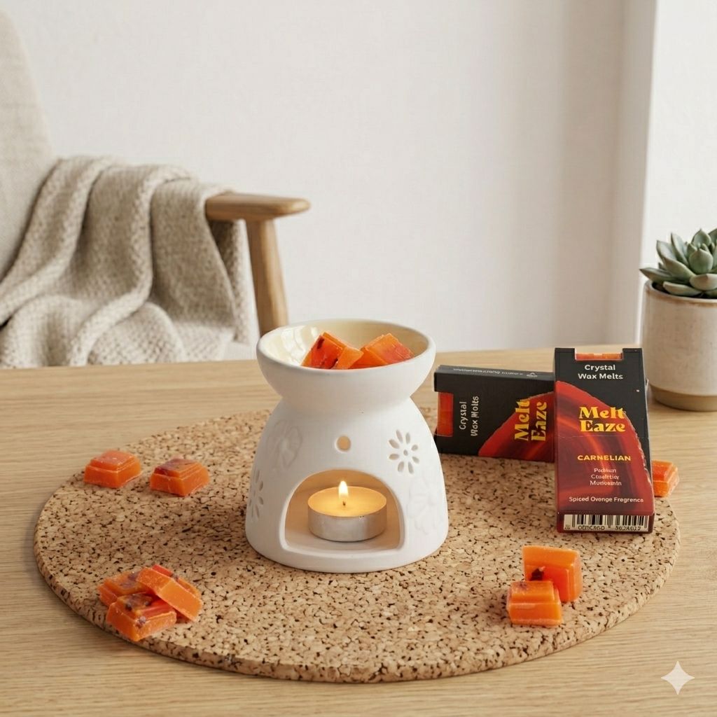 Carnelian Fire Wax Melts - Spiced Orange