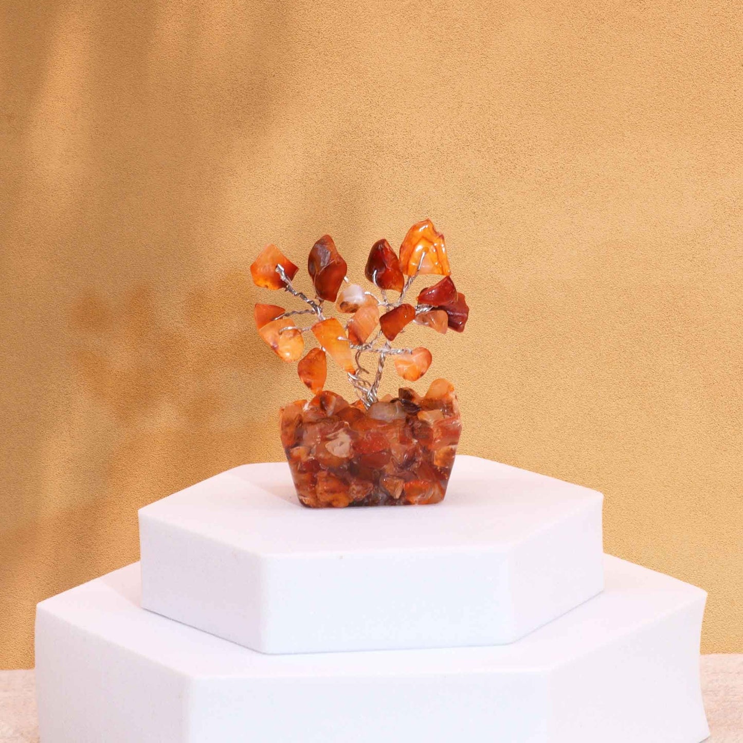 Carnelian Motivation Gemstone Tree