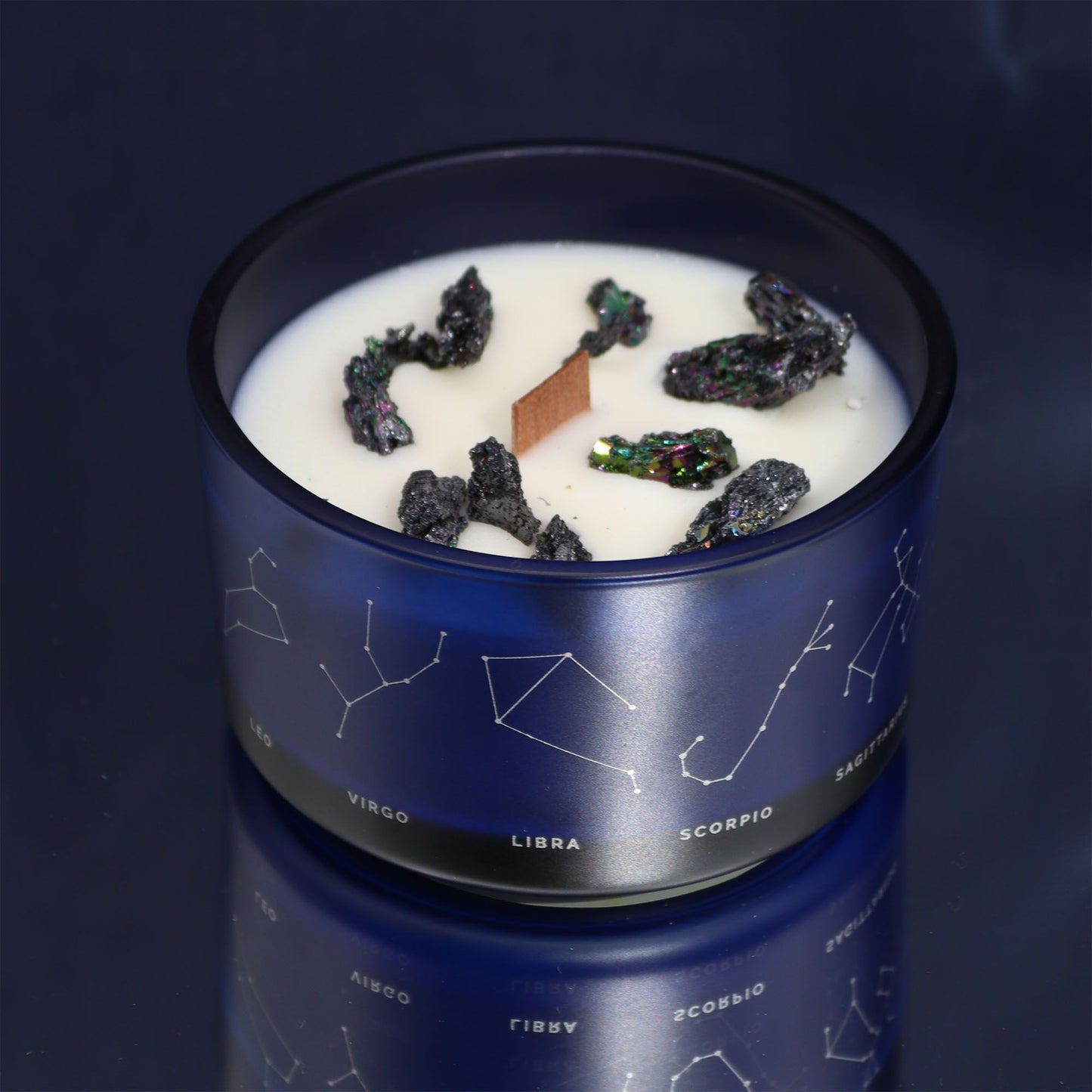 Courage & Confidence Aries Crystal Candle & Bracelet