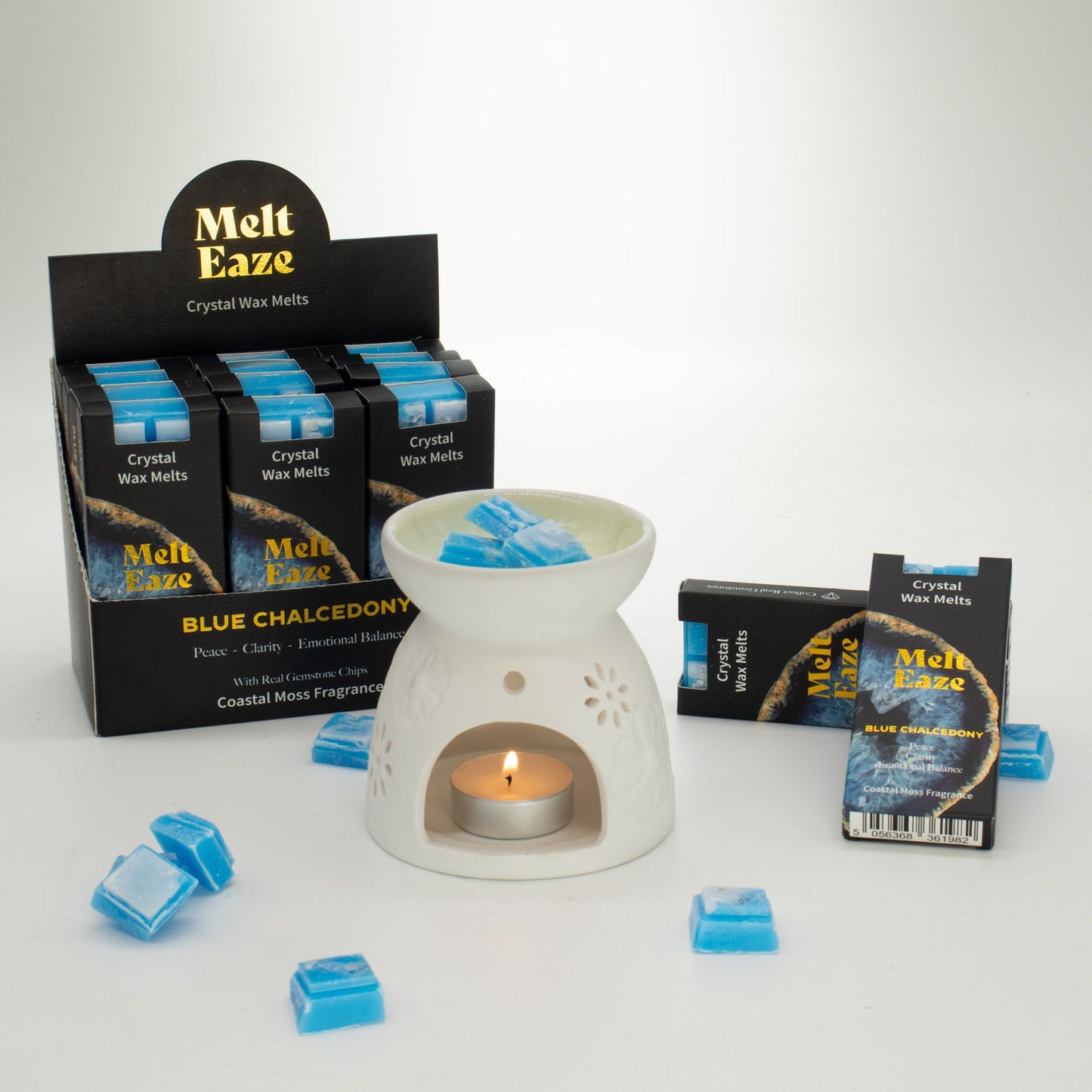 Aquamarine Wave Wax Melts - Coastal Moss