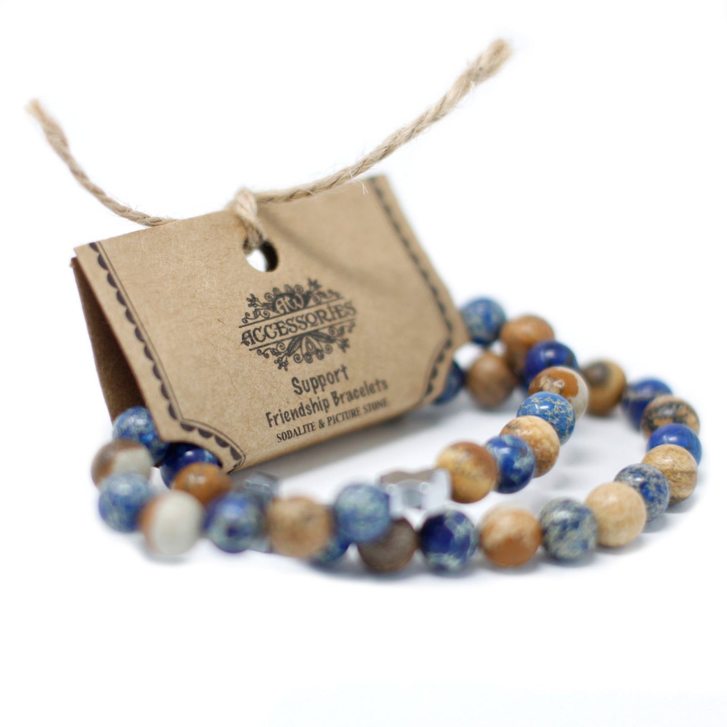 Love & Harmony Friendship Bracelet Set – Amethyst & Rose Quartz