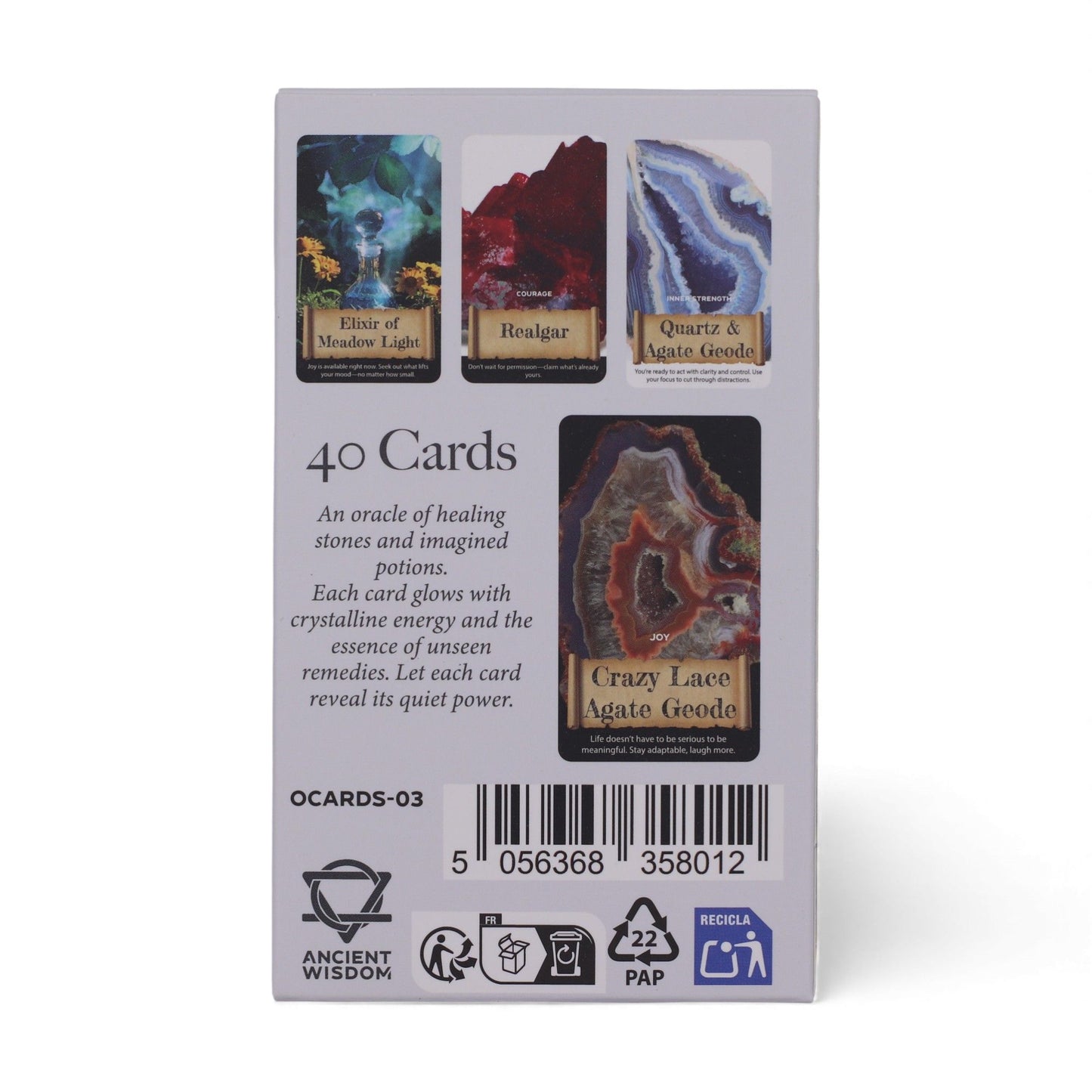 Crystal Wisdom Oracle Cards – Healing Energy Deck