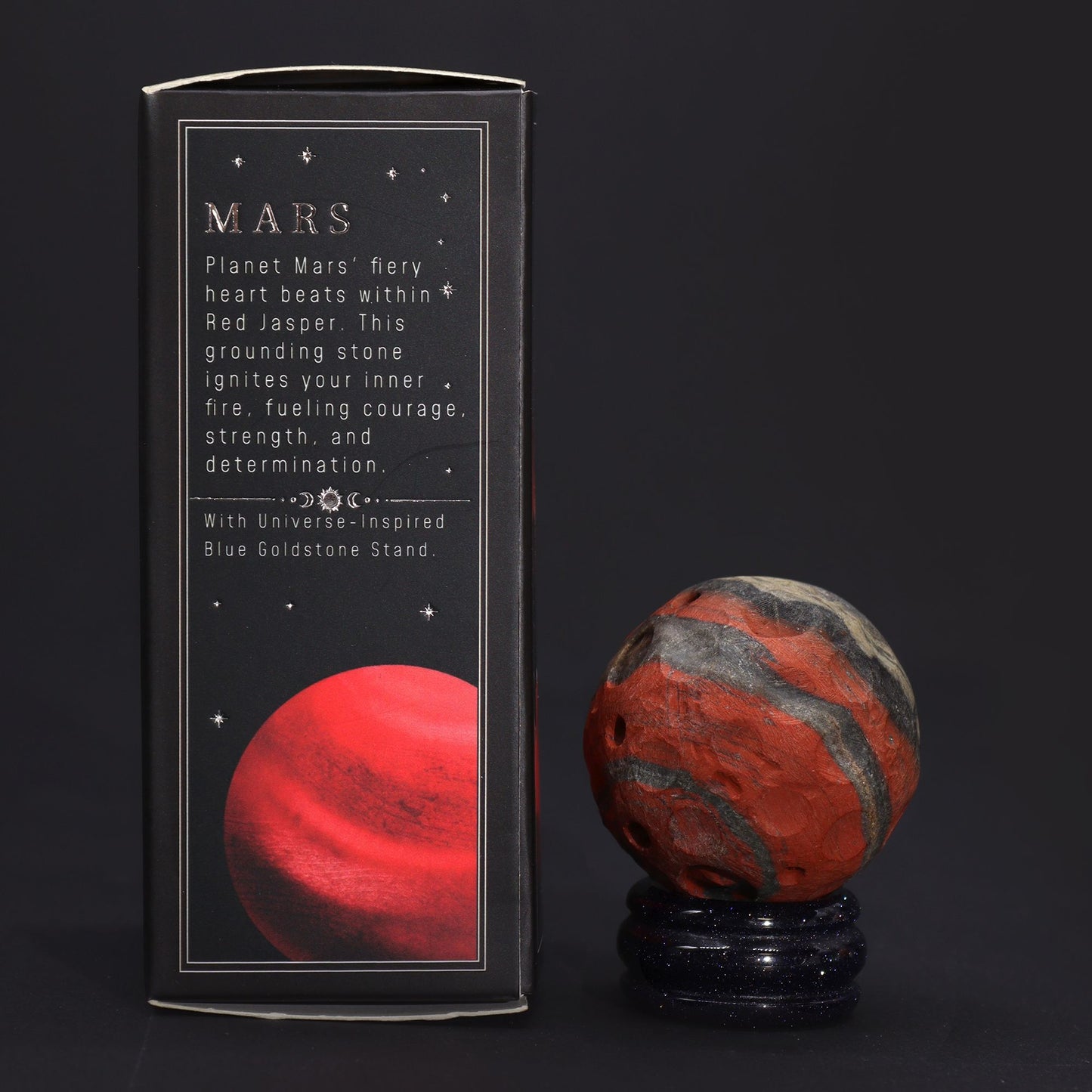 Red Jasper Mars Planet – Strength & Grounding Sphere