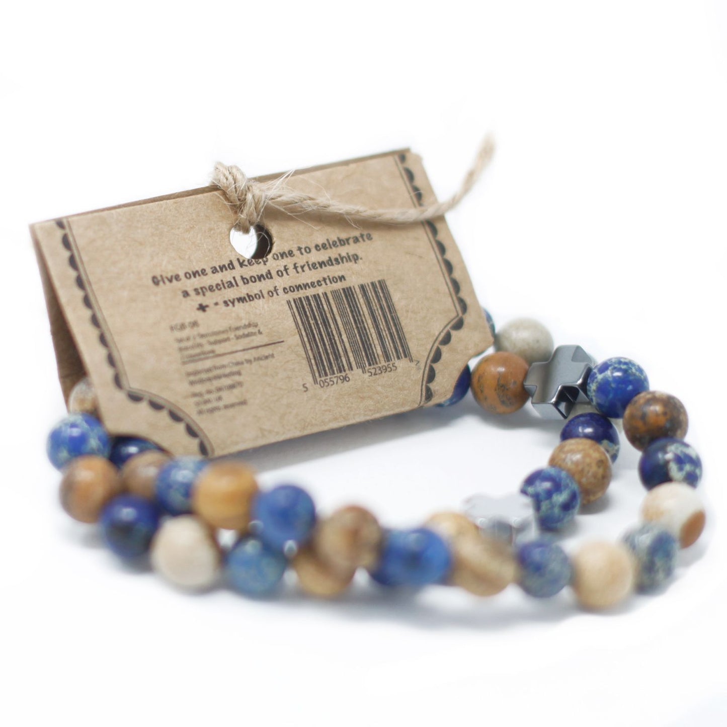Love & Harmony Friendship Bracelet Set – Amethyst & Rose Quartz