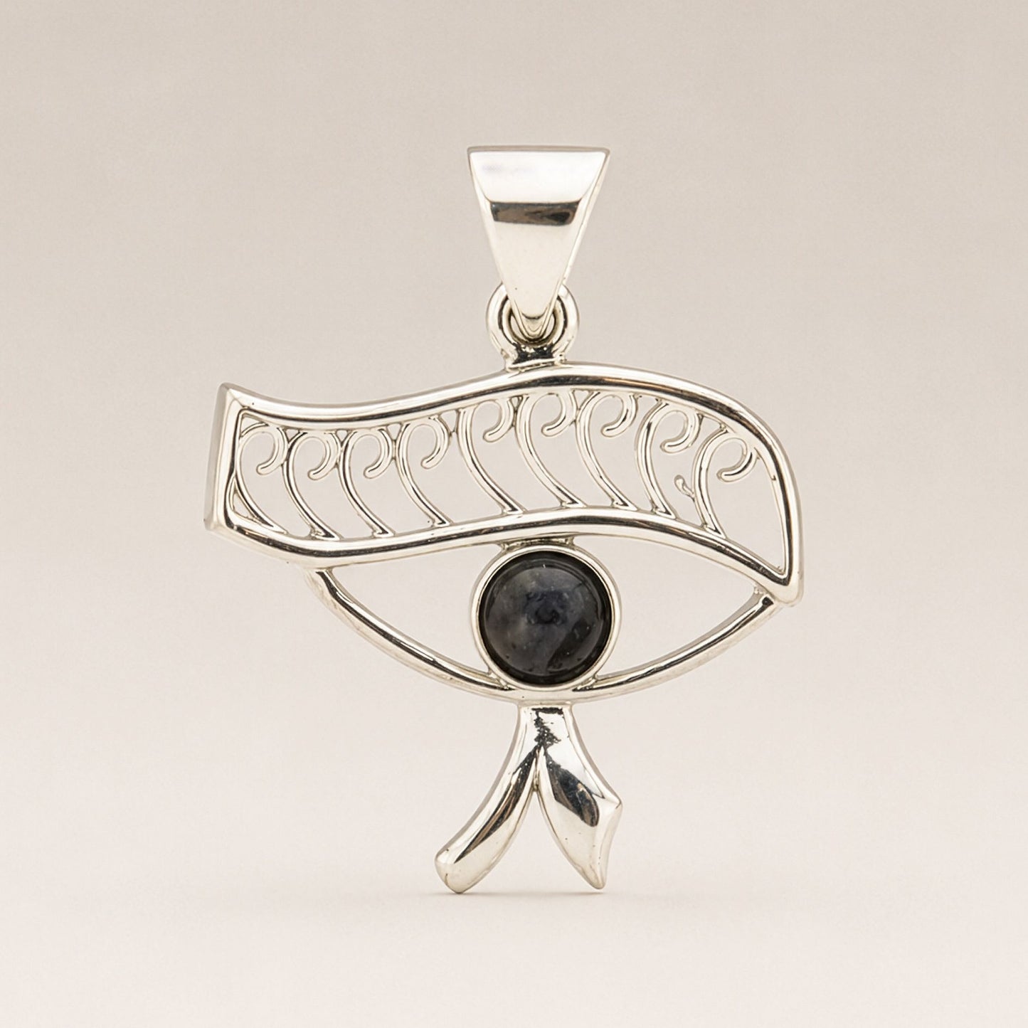 Mystic Eye Iolite Pendant