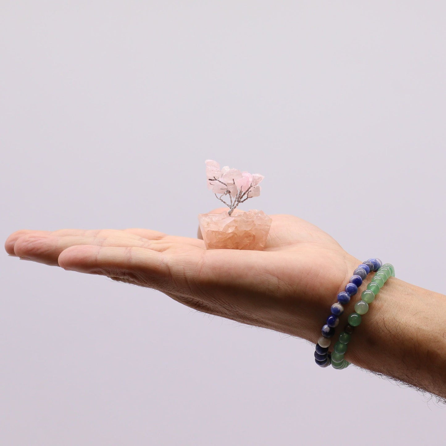 Rose Quartz Love Gemstone Tree