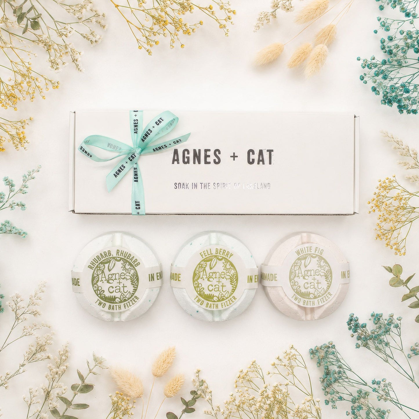 Berry Bliss Bath Fizzer Gift Set By Agnes + Cat