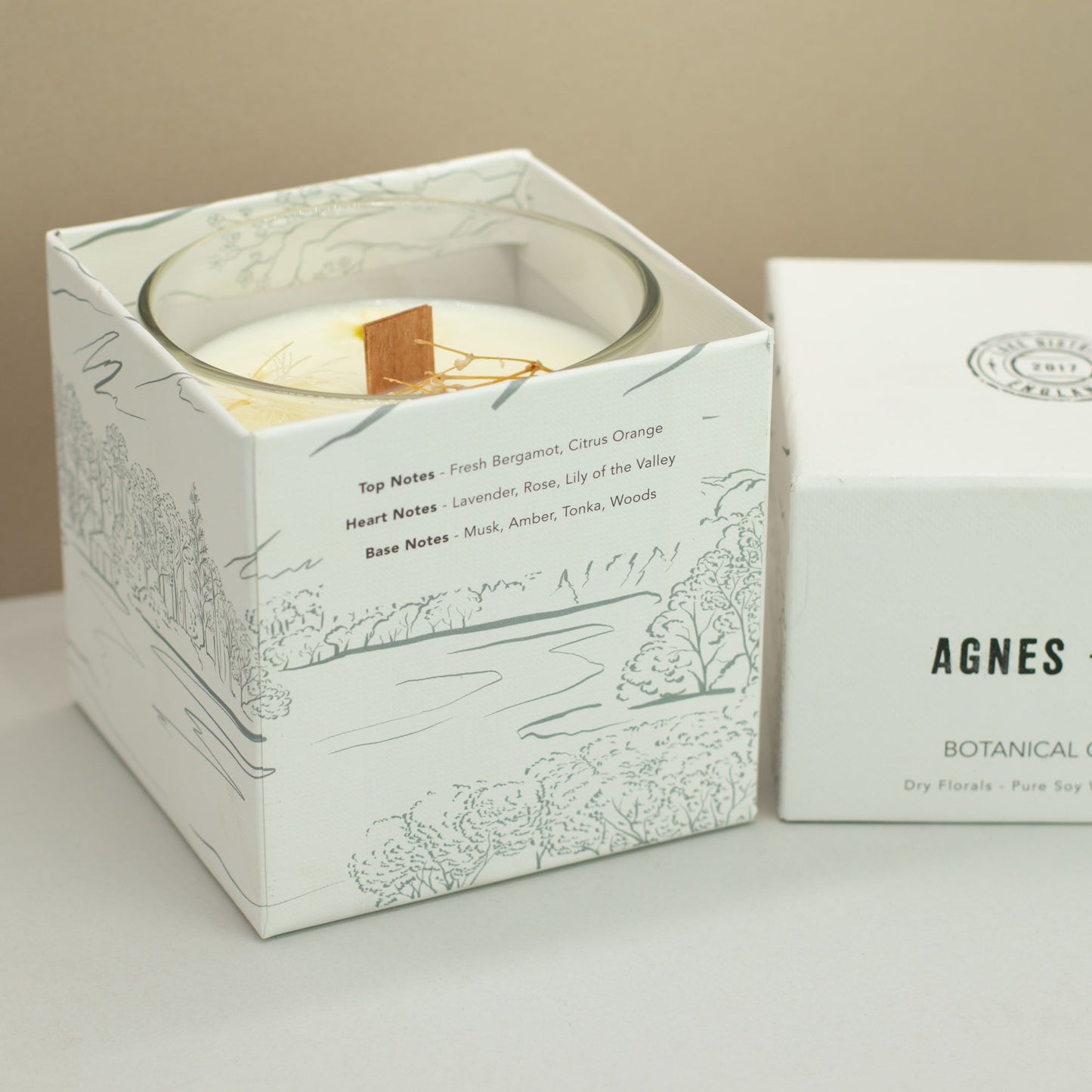 Switch Off Candle Botanical soy wax candle – Windermere scent