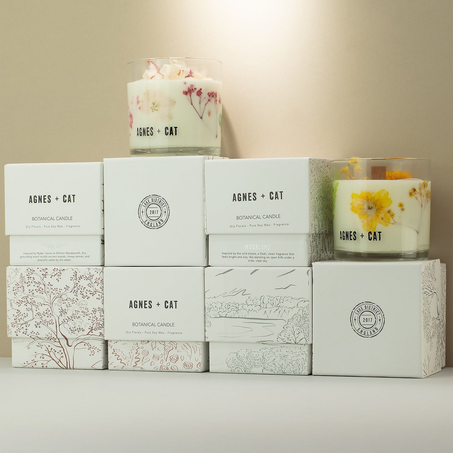 Switch Off Candle Botanical soy wax candle – Windermere scent