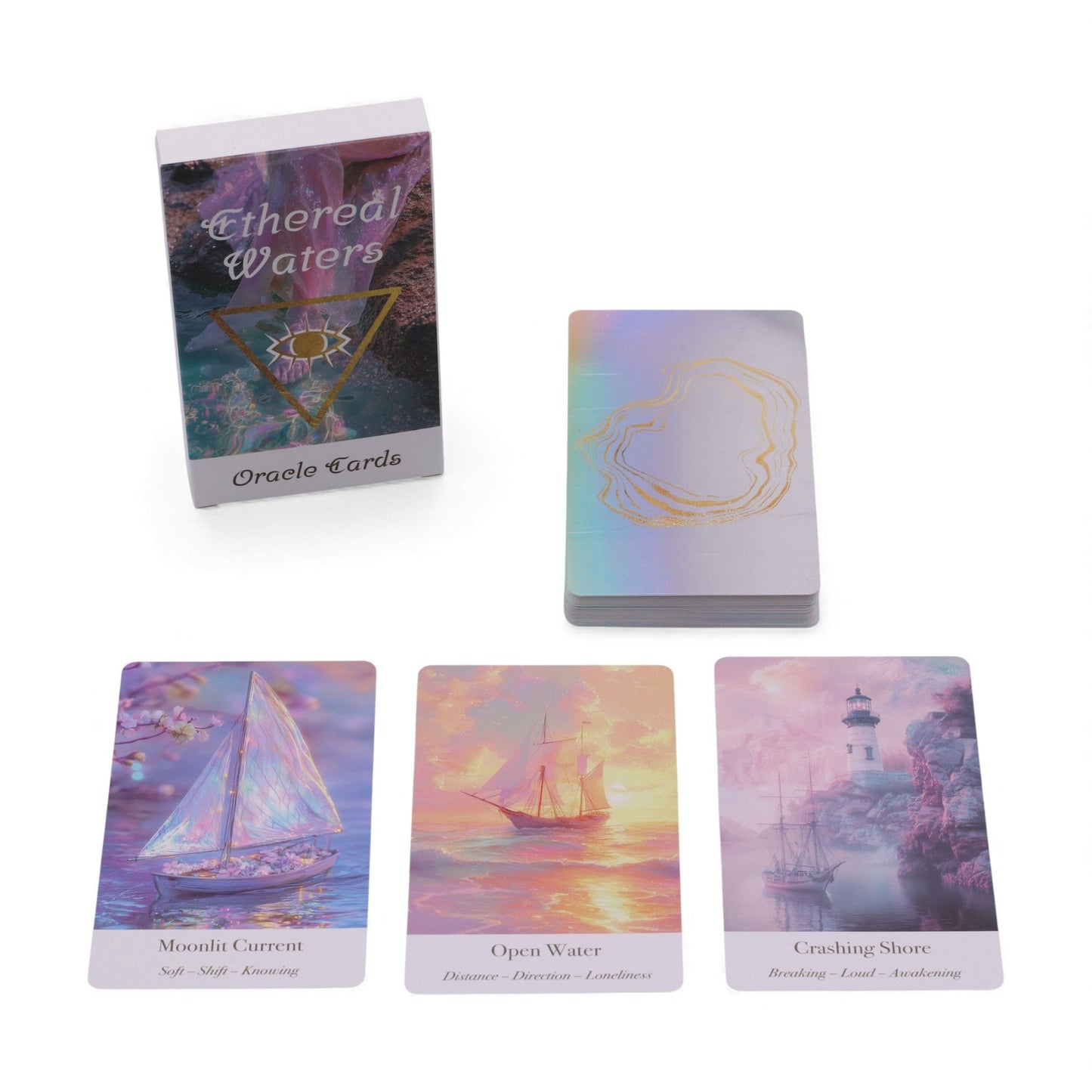 Moonlit Waters Oracle Cards – Intuition & Reflection Deck