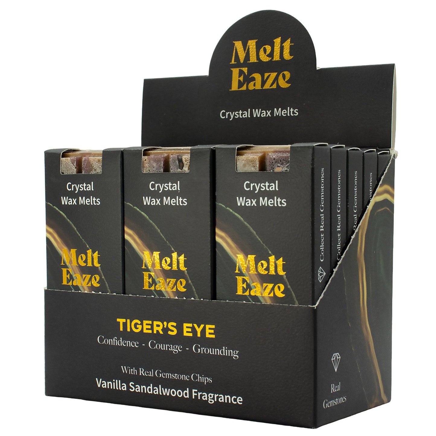Tiger’s Eye Strength Wax Melts - Vanilla Sandalwood