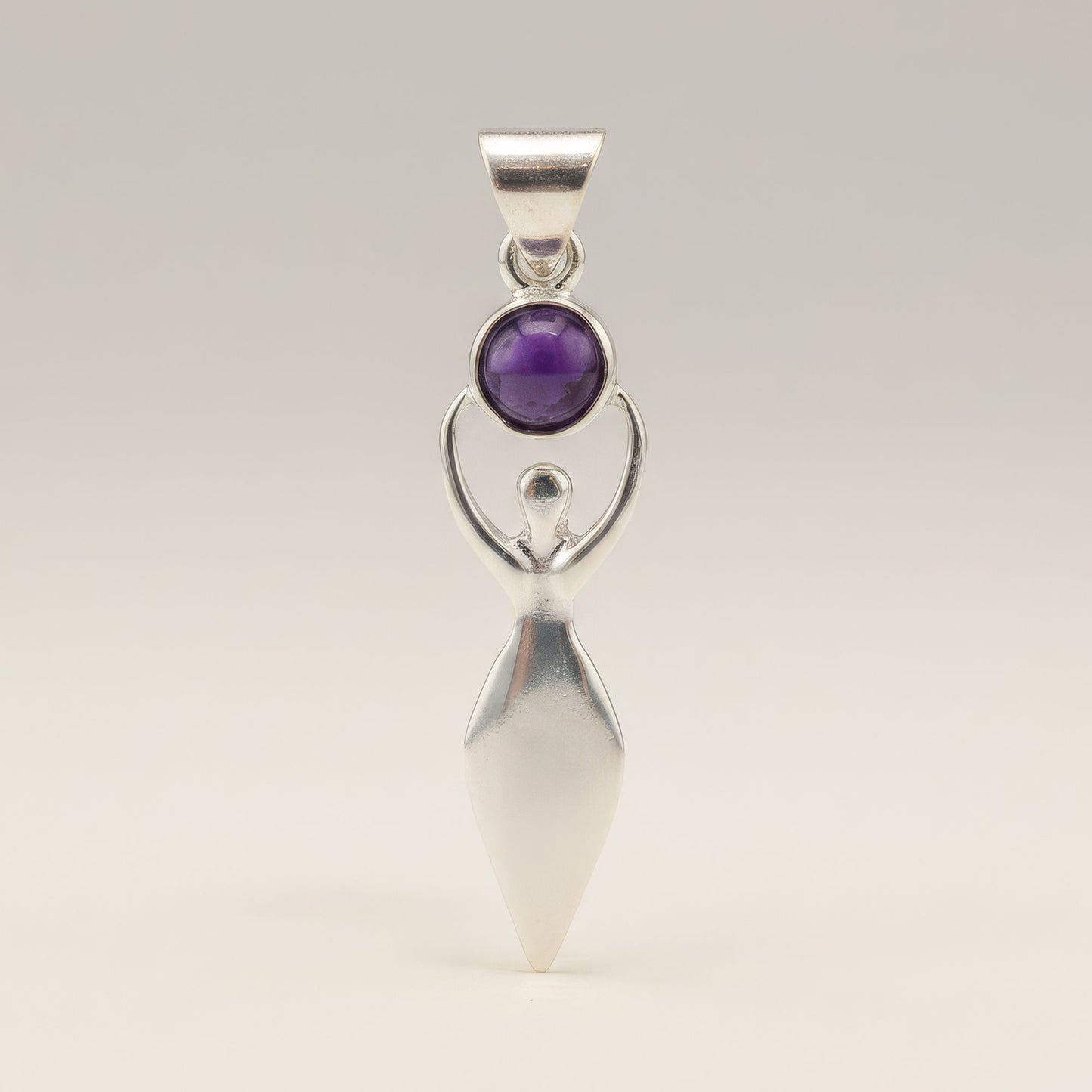 Divine Goddess Amethyst Pendant