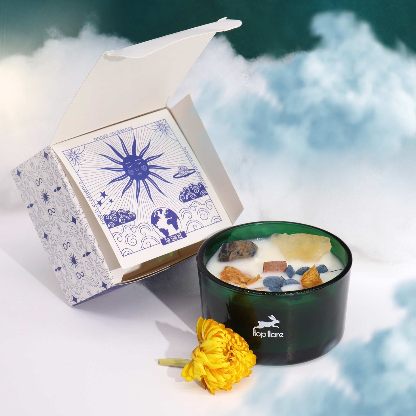 Sun Energy Ritual Candle – Hop Hare Crystal Magic