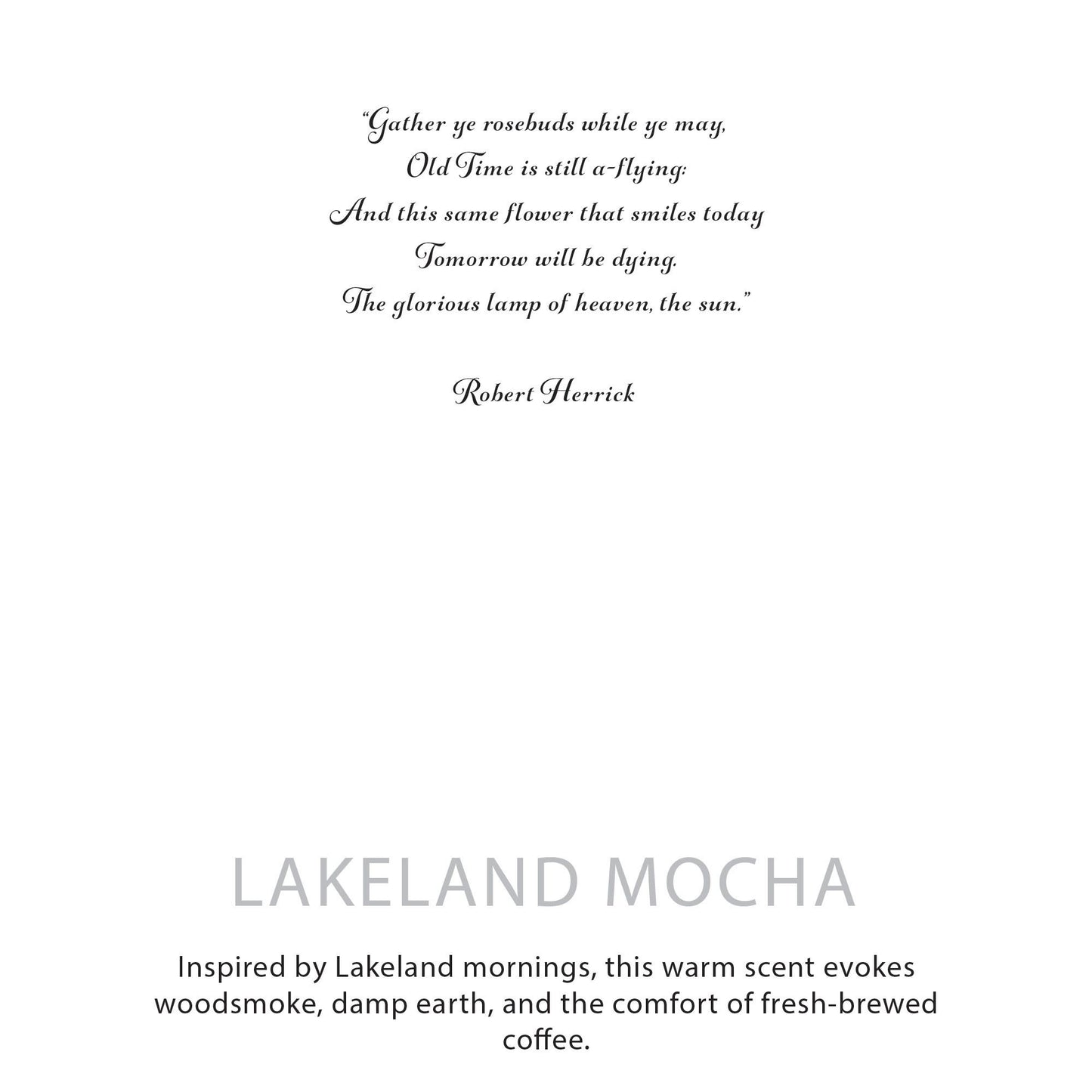 Morning Ritual Candle - Lakeland Mocha