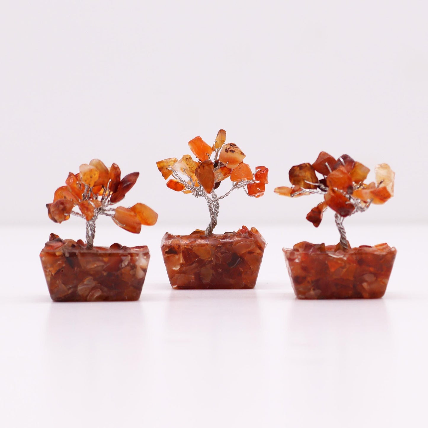 Carnelian Motivation Gemstone Tree
