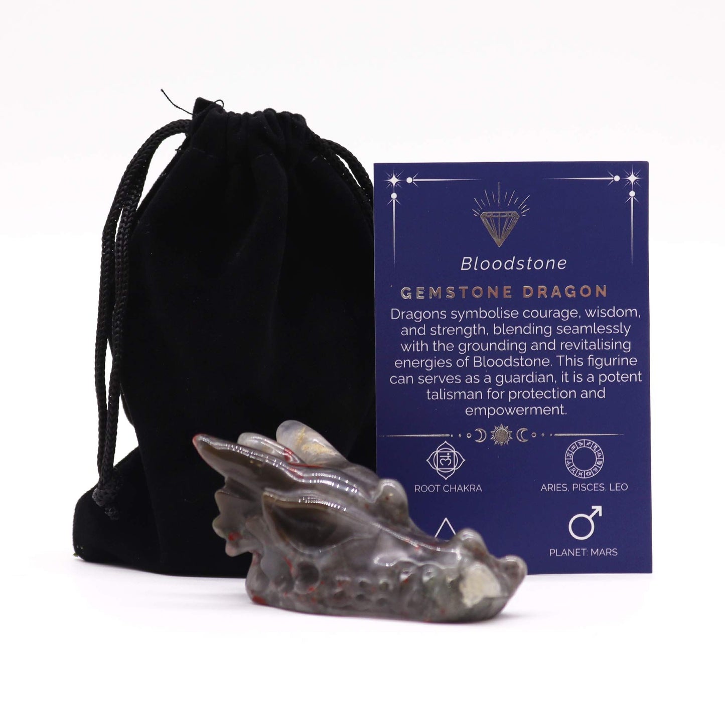Strength Protector Dragon Bloodstone Crystal