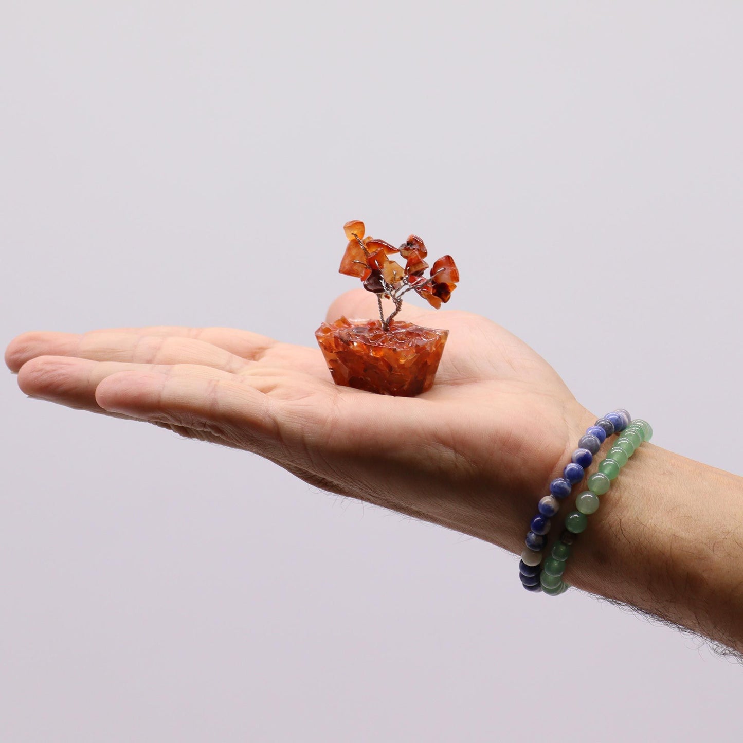 Carnelian Motivation Gemstone Tree