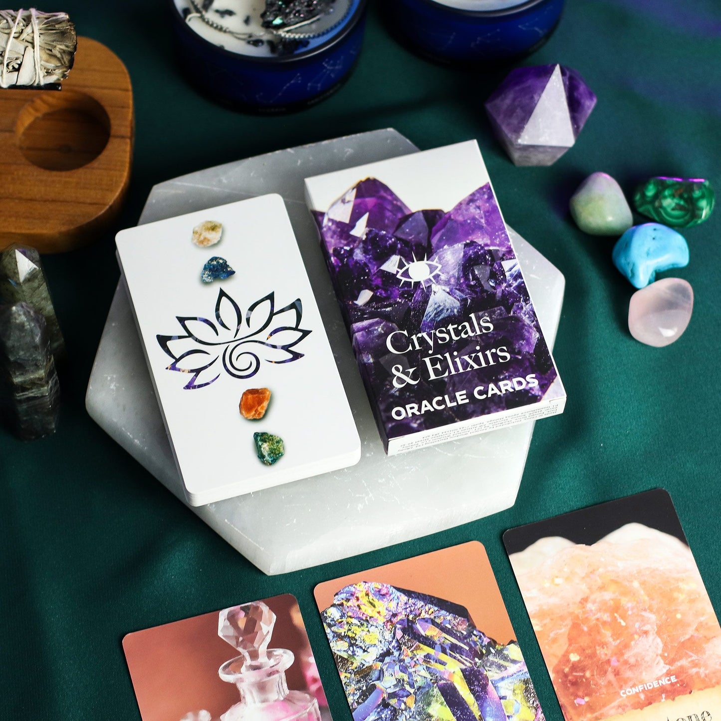 Crystal Wisdom Oracle Cards – Healing Energy Deck